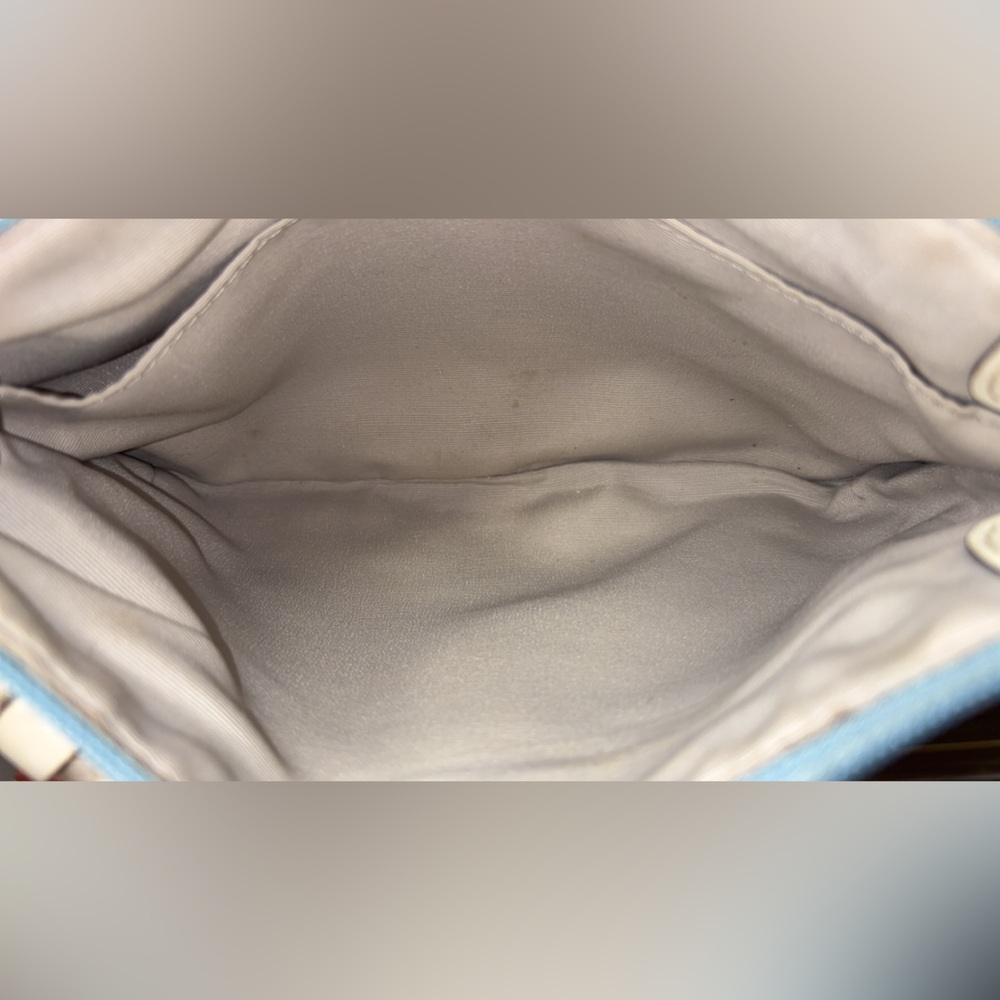 Coach 2011 Nautical East West Striped Beach Tote w/ matching wristlet - Picture 14 of 15